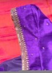 pure silk hand embroidery blouse/ saree maggam blouse/purple zardosi blouse usa/hand embroidered moderblouse/ ready made blouse zardosi usa