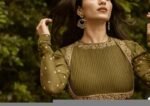 Green Anarkali suit usa/anarkali kurta full sleeve/ green full sleeve anarkali/full sleeve dress anarkali/Indian dresses/mehendi anarkali