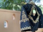 pure silk hand embroidery blouse/ saree maggam blouse/black zardosi blouse /hand embroidered moderblouse/black ready made blouse zardosi usa
