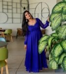 Blue Anarkali suit usa/anarkali kurta full sleeve/roya blue full sleeve anarkali/full sleeve dress anarkali/Indian dresses/Indian anarkali