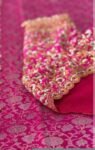 pure silk hand embroidery bridal blouse/maggam blouse/pink bridal work blouse/pink hand embroidered blouse/heavy embroidery wedding blouse