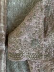 Pure silk hand embroidery blouse/saree maggam light pink blouse/wedding saree blouse/hand embroidered blouse/onion pink ready made blouse us