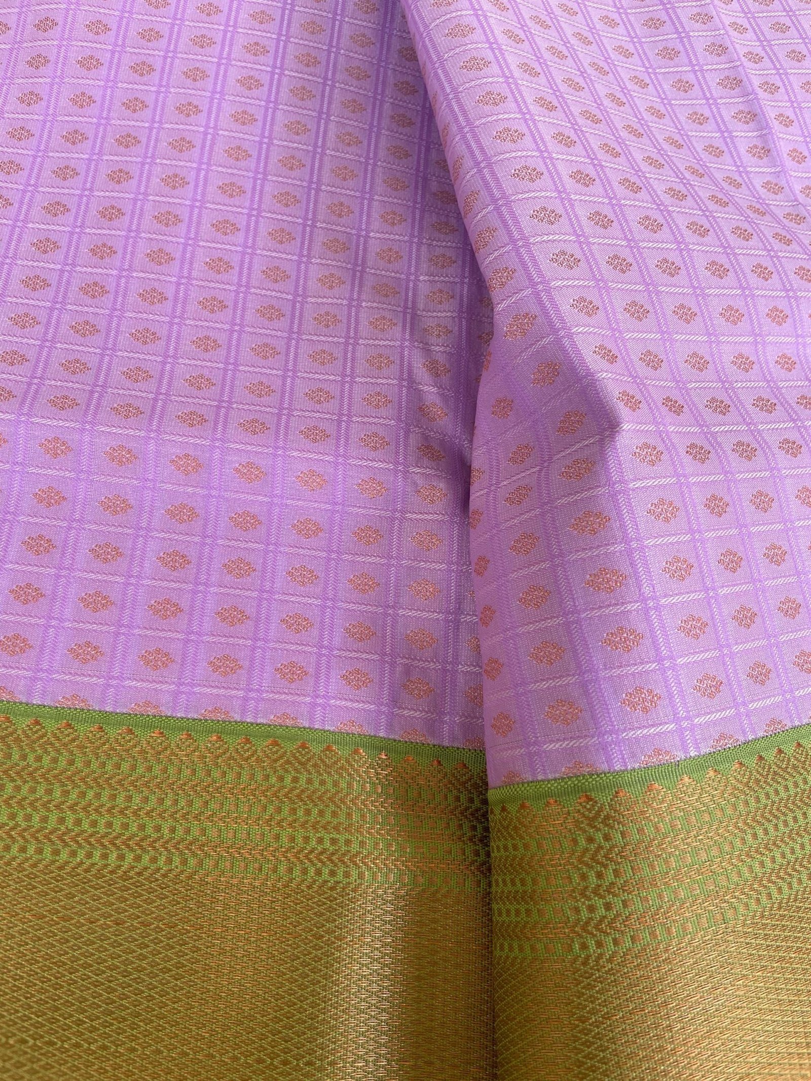 Traditional border silk saree with stitched blouse|traditional saree with readymade blouse/silk sarees USA/semi silk saree us/lavender saree