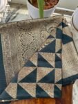 Traditional border silk saree with stitched blouse|traditional saree with readymade blouse/silk sarees USA/semi silk saree/black silk saree