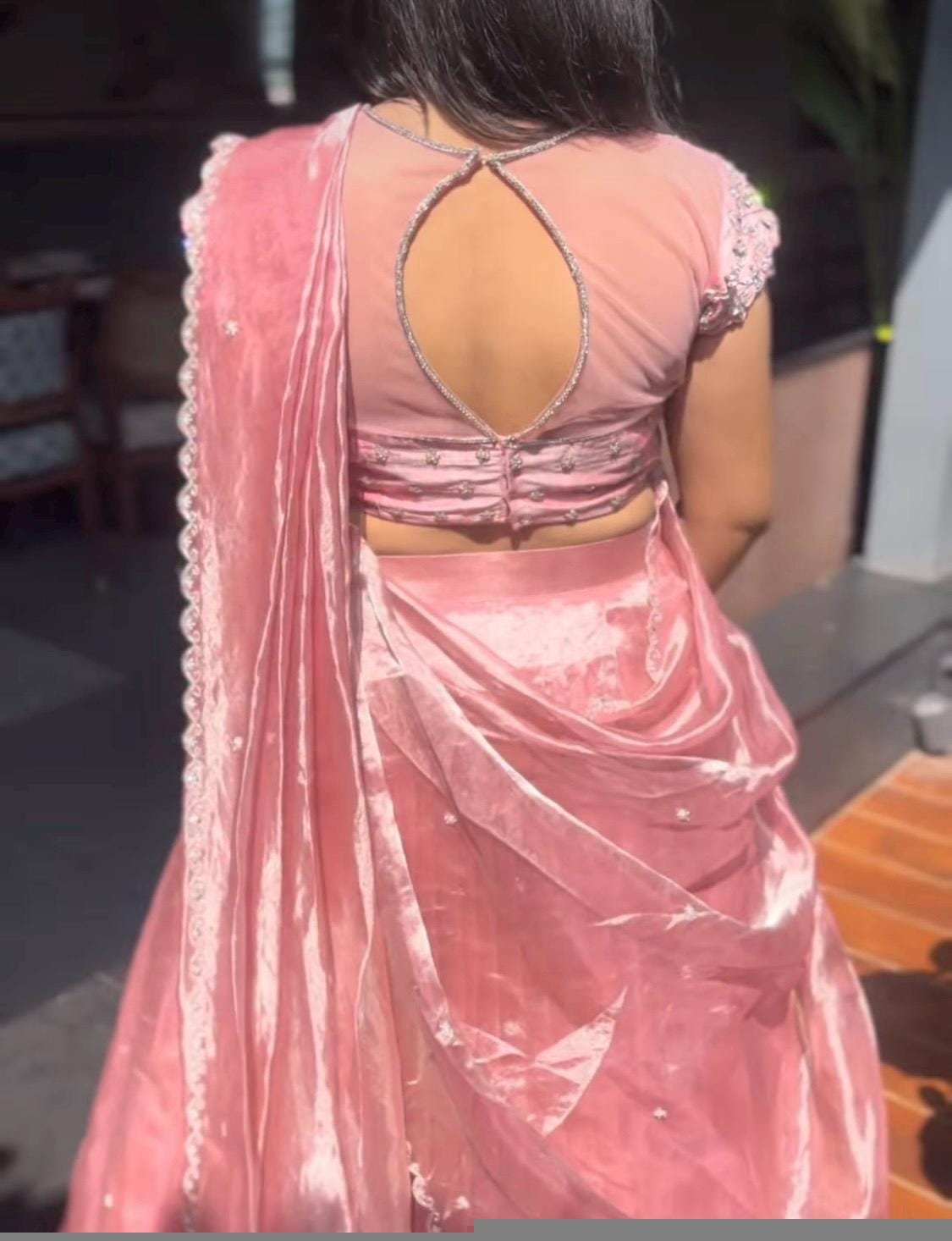 Women’s lehenga set/pink croptop lehenga/Indian crop top skirt USA/hand embroidered lehenga set dupatta/pink lehenga skirt/pink lehenga set