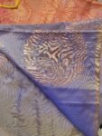 Traditional border silk saree with stitched blouse|traditional saree with readymade blouse/silk sarees USA/semi silk saree us/lavender saree