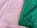 Traditional border silk saree with stitched blouse|traditional saree with readymade blouse/silk sarees USA/pink semi silk saree/green saree