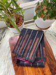 Traditional border silk saree with stitched blouse|traditional saree with readymade blouse/silk sarees USA/semi silk saree/black silk saree