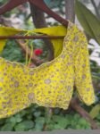 Handmade Pure Silk Bridal Blouse: Yellow Zardosi Embroidery, Maggam Work,heavy bridal blouse,wedding blouse,haldi blouse,yellow maggam blous