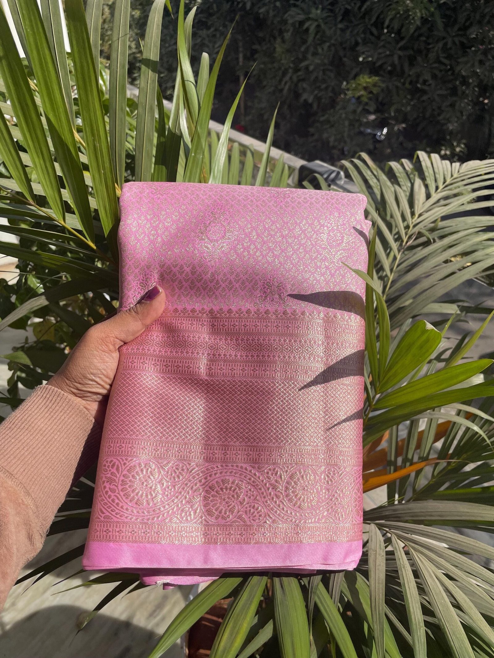 Traditional border silk saree with stitched blouse|traditional saree with readymade blouse/silk sarees USA/semi silk saree/blue silk saree