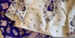 pure silk hand embroidery blouse/modern saree maggam blouse/cream zardosi blouse/multi hand embroidered blouse/off white ready made blouse