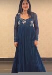 Blue Anarkali suit usa/anarkali kurta full sleeve/ blue full sleeve anarkali/full sleeve dress anarkali/Indian dresses/blue Indian anarkali