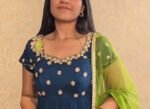 Blue Anarkali suit usa/anarkali kurta shirt sleeve/ blue anarkali with dupatt/shortsleeve dress anarkali/Indian dresses/blue Indian anarkali