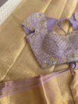 Pure handloom kanjeevaram silk saree with blouse |traditional saree with readymade blouse| sarees USA/bridal kanjeevaram saree/wedding saree