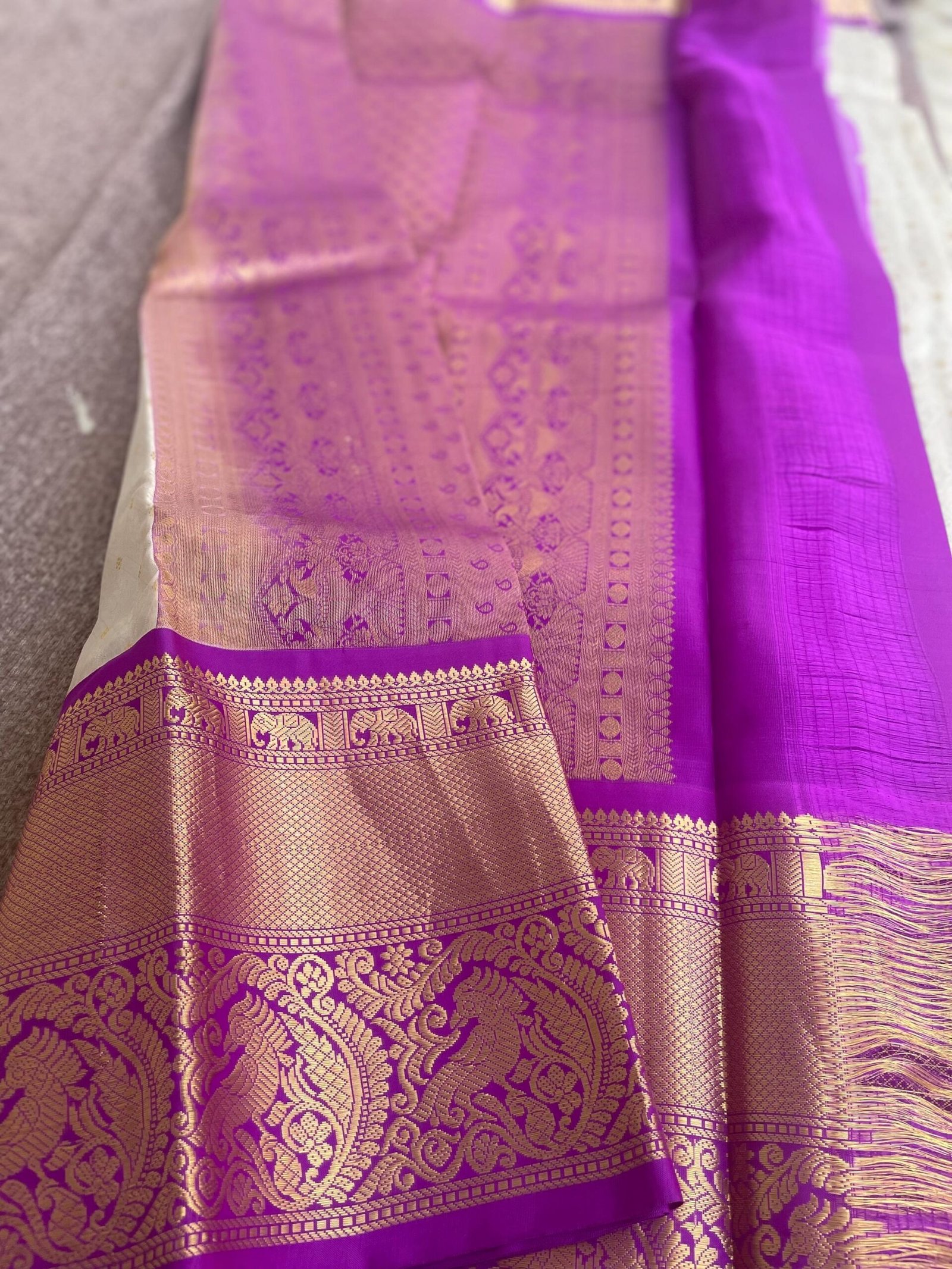 Pure handloom kanjeevaram silk saree with blouse |traditional saree with readymade blouse| sarees USA/bridal kanjeevaram saree/wedding saree