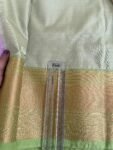 Traditional border silk saree with stitched blouse|traditional saree with readymade blouse/silk sarees USA/semi silk saree us/lavender saree