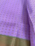 Traditional border silk saree with stitched blouse|traditional saree with readymade blouse/silk sarees USA/semi silk saree us/lavender saree