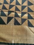 Traditional border silk saree with stitched blouse|traditional saree with readymade blouse/silk sarees USA/semi silk saree/black silk saree