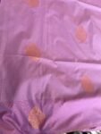 Traditional border silk saree with stitched blouse|traditional saree with readymade blouse/silk sarees USA/semi silk saree us/lavender saree