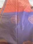 Traditional border silk saree with stitched blouse|traditional saree with readymade blouse/silk sarees USA/semi silk saree us/lavender saree