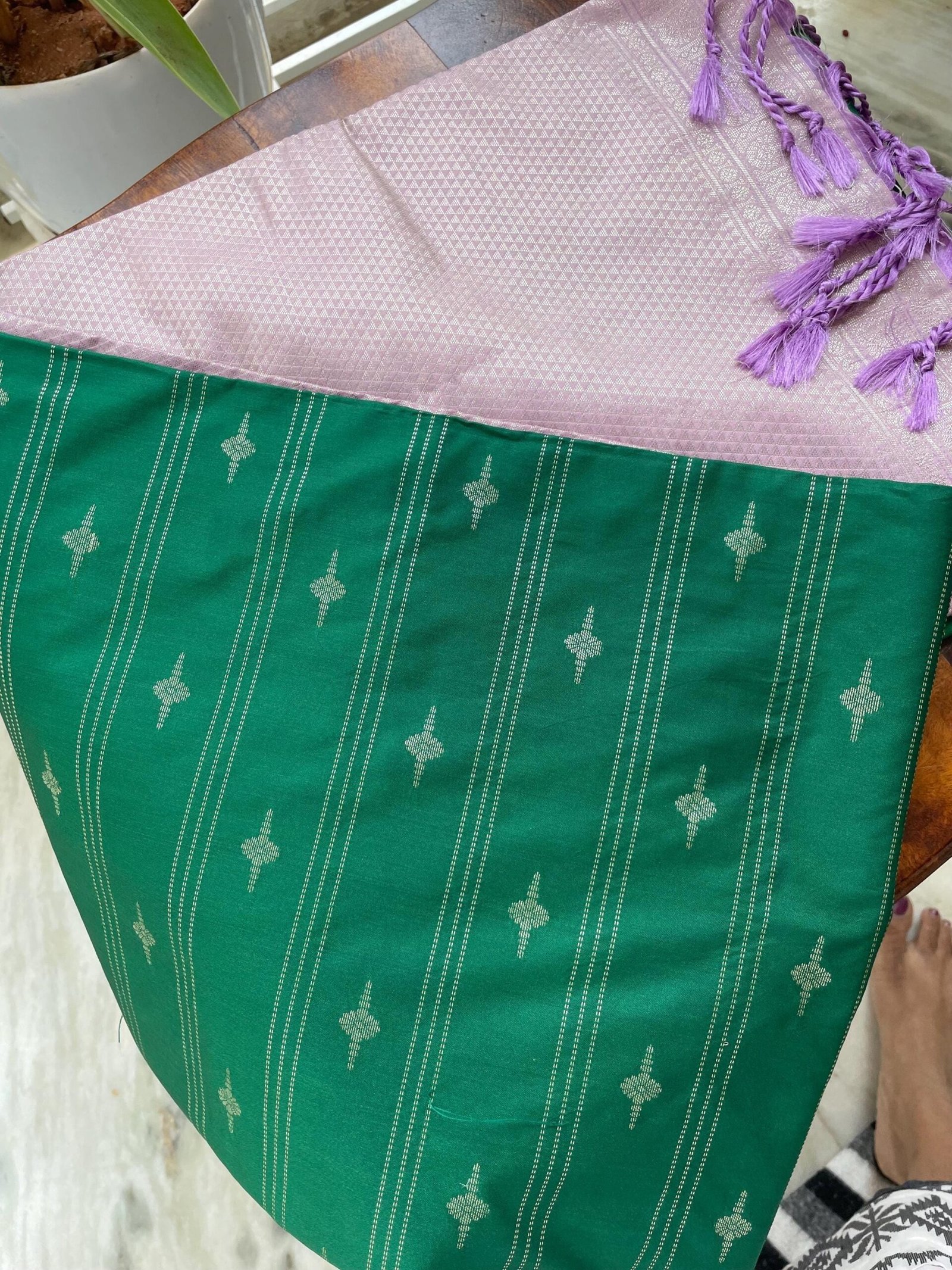 Traditional border silk saree with stitched blouse|traditional saree with readymade blouse/silk sarees USA/pink semi silk saree/green saree