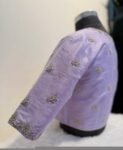 Lavender hand embroidery blouse/saree maggam work blouse/hand embroidery saree blouse/hand embroidered blouse/lavender ready made blouse usa