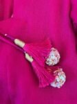 Pure handloom khaddi georgette orange pink silk saree |heritage silk saree/banarasi silk saree | banarasi chiffon saree | pink banarasi usa