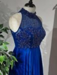 Blue Anarkali suit usa/hand embroidery anarkali kurta/royal blue anarkali dress/ sleeveless dress anarkali/Indian dresses/blue anarkali USA