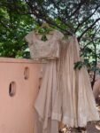 Green Lehenga Set/Embroidered Crop Top, Chinnon Silk Skirt,golden crop top lehenga,beige lehenga set ,teens lehenga, green crop top skirt us