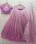 Golden  Silk Lehenga Set/Hand Embroidered Crop Top, Indian Wedding Outfit,gold tissulehenga, silver  lehenga,tissue lehenga,crop top skirt