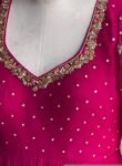 Pink Anarkali suit usa/anarkali kurta full sleeve/pink full sleeve anarkali/full sleeve dress anarkali/Indian dresses/hot pink anarkali usa