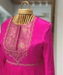 Pink Anarkali suit usa/anarkali kurta full sleeve/pink full sleeve anarkali/full sleeve dress anarkali/Indian dresses/hot pink anarkali usa