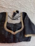 pure silk hand embroidery blouse/ saree maggam blouse/black zardosi blouse usa/hand embroidered moderblouse/ ready made blouse zardosi usa