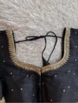 pure silk hand embroidery blouse/ saree maggam blouse/black zardosi blouse usa/hand embroidered moderblouse/ ready made blouse zardosi usa