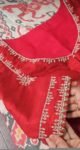 pure silk hand embroidery blouse/saree maggam blouse/red zardosi blouse/red hand embroidered moderblouse/red muggu ready made blouse USA
