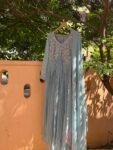 Anarkali suit usa/blue anarkali kurta elbow sleeve/pink heavy anarkali/light blue anarkali/heavy hand embroidered anarkali with dupatta usa
