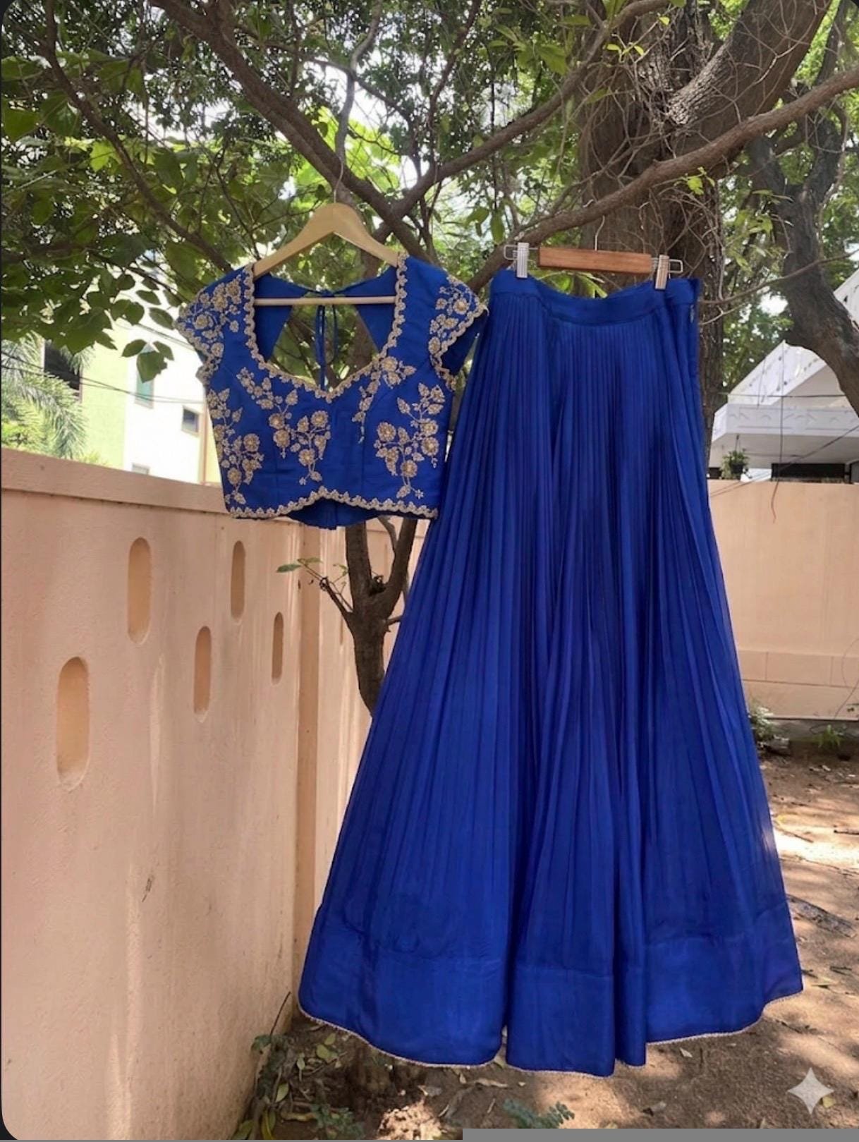 Red Lehenga Set: Embroidered Crop Top, green Chinnon Silk Skirt,hand work Lehenga,crop top lehenga,blue Lehenga, beige lehenga set,crop top