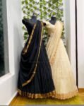 Women’s lehenga Set/green crop top lehenga / Indian crop top skirt USA/pure Mangalgiri pattu lehenga choli/green half saree with dupatta/