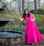 Pink Anarkali suit usa/anarkali kurta elbow sleeve/pink anarkali dupatta/blue dress anarkali/Indian dresses/red hand work anarkali kurta usa