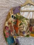 Hand embroidered Hand painted kalamkari blouse/kalamkari maggam blouse/multicolor blouse/hand embroidered blouse/Kalamkari ready made blouse