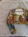 Hand embroidered Hand painted kalamkari blouse/kalamkari maggam blouse/multicolor blouse/hand embroidered blouse/Kalamkari ready made blouse