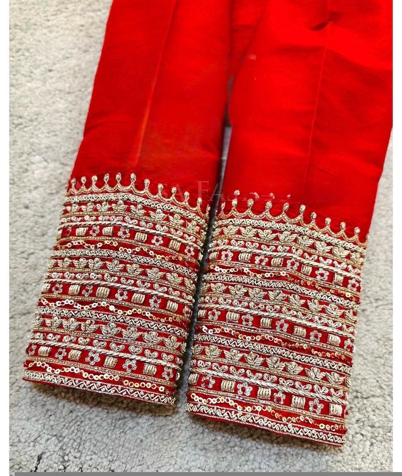 Red Silk Zardosi Embroidered Saree Blouse: Full Sleeve Maggam Work,red maggam blouse,full sleeve blouse,plus size blouse, hand work blouse,