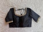 pure silk hand embroidery blouse/ saree maggam blouse/black zardosi blouse usa/hand embroidered moderblouse/ ready made blouse zardosi usa