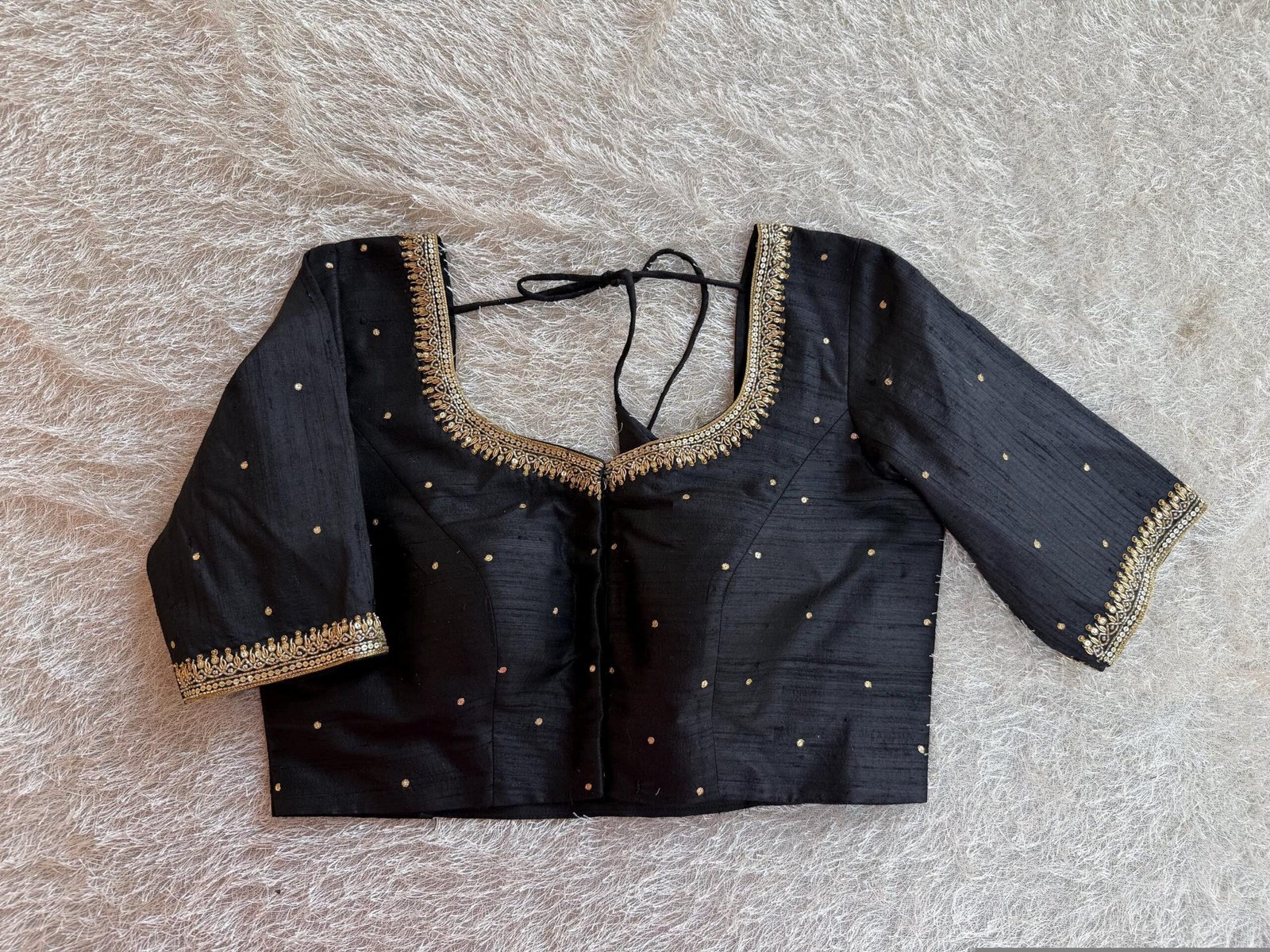 pure silk hand embroidery blouse/ saree maggam blouse/black zardosi blouse usa/hand embroidered moderblouse/ ready made blouse zardosi usa