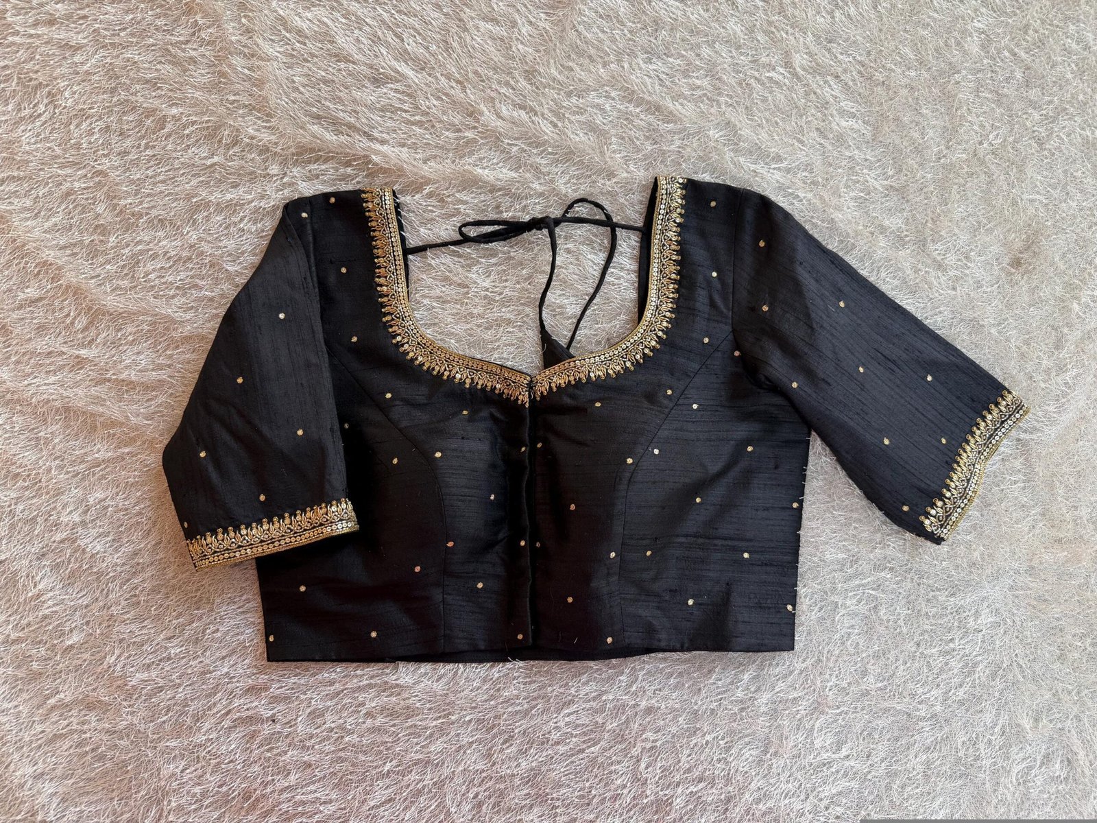 pure silk hand embroidery blouse/ saree maggam blouse/black zardosi blouse usa/hand embroidered moderblouse/ ready made blouse zardosi usa