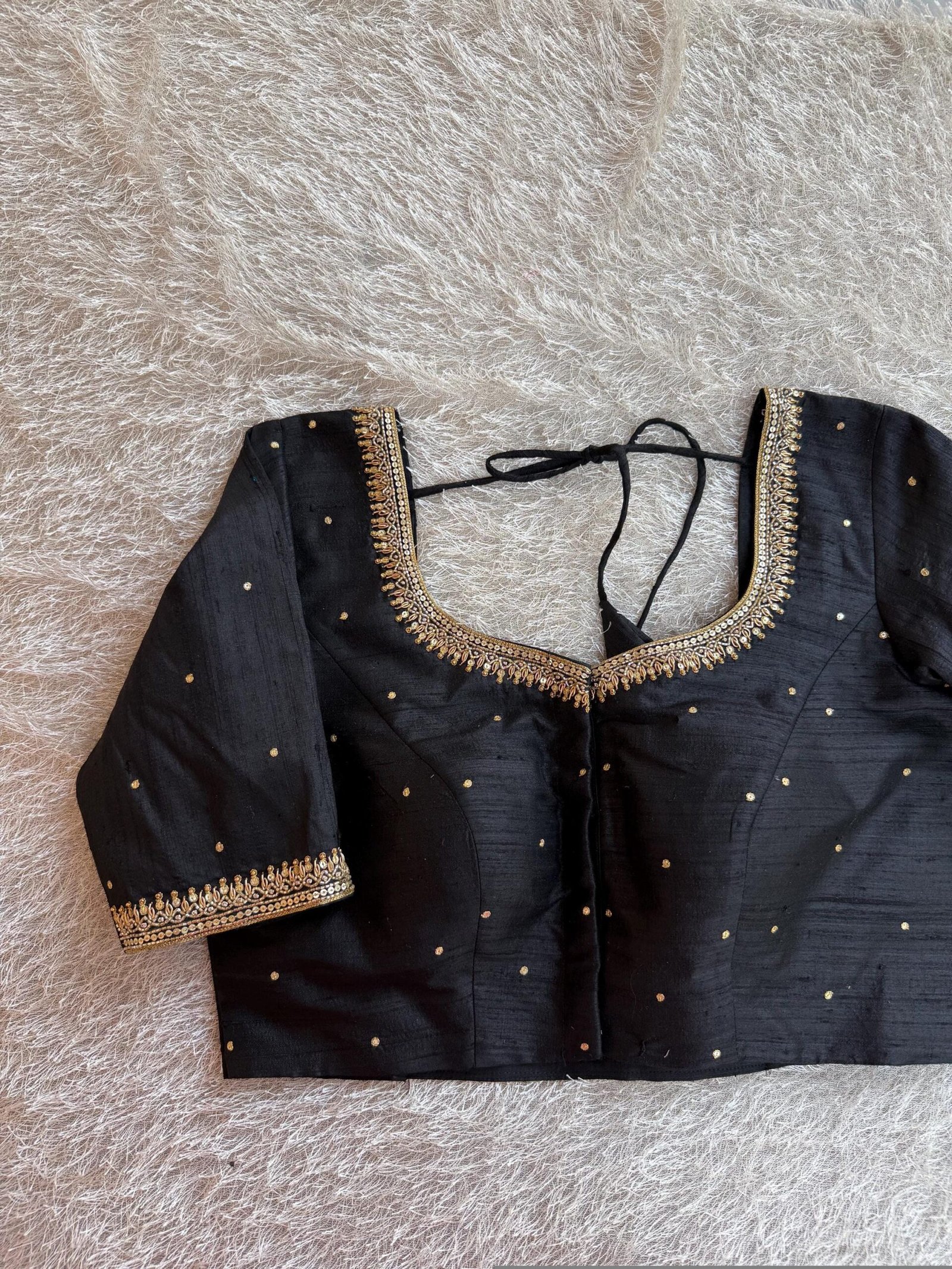 pure silk hand embroidery blouse/ saree maggam blouse/black zardosi blouse usa/hand embroidered moderblouse/ ready made blouse zardosi usa