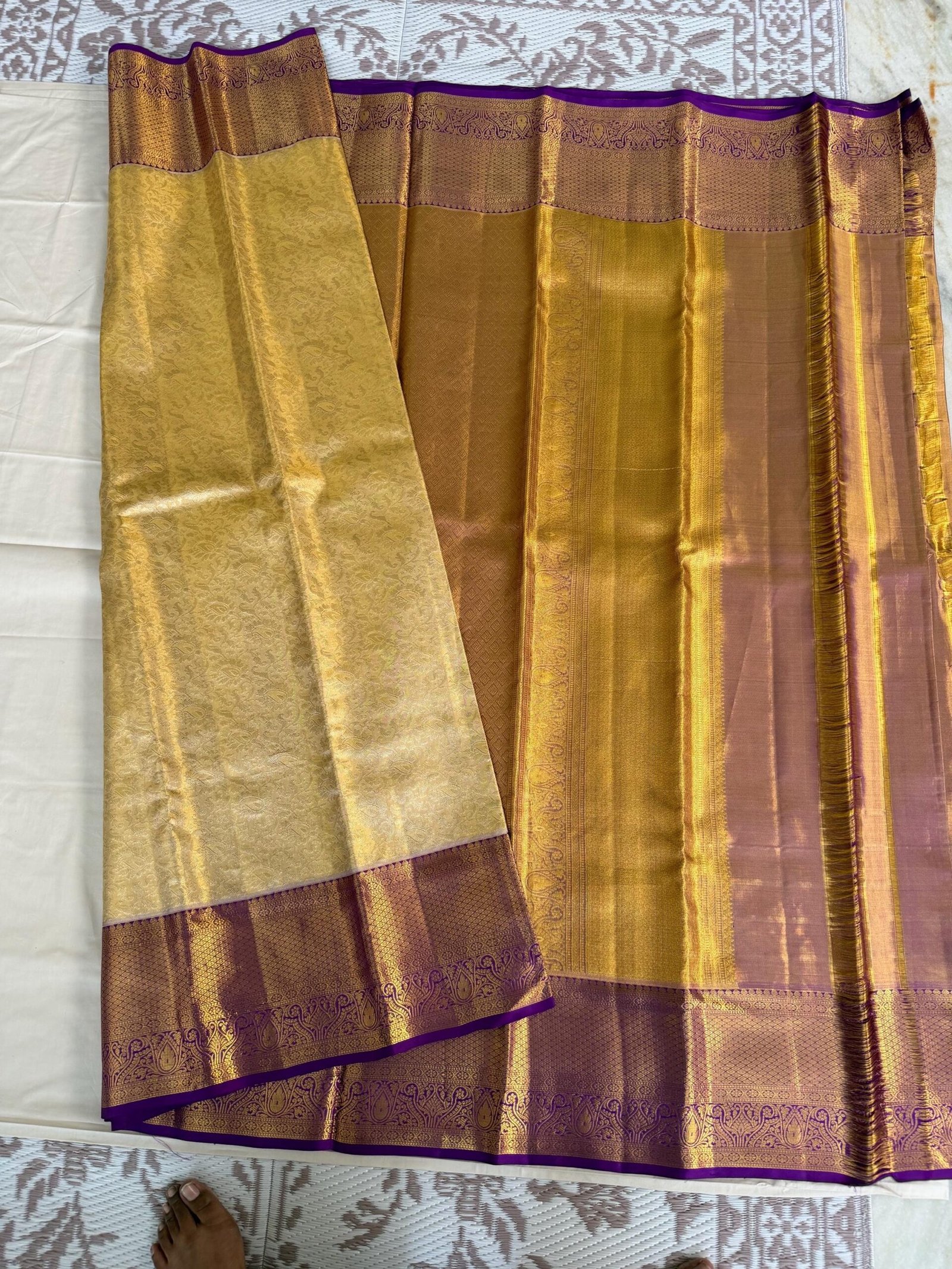 Pure handloom kanjeevaram silk saree with blouse |traditional saree with readymade blouse| sarees USA/bridal kanjeevaram saree/wedding saree