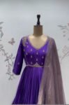 Pink Anarkali suit usa/anarkali pink kurta 3/4 sleeve/purple full sleeve anarkali/pink anarkali/Indian dresses/purple anarkali with dupatta