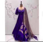 Purp Anarkali suit usa/anarkali pink kurta elbo sleeve/purple anarkali dupatta/pink anarkali/Indian dresses/purple anarkali with dupatta usa