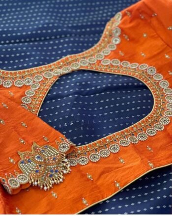 Hand Embroidered Zardosi Silk Blouse/Maroon Red Maggam Saree Blouse/red kundan blouse/burgundy blouse,kundan work blouse,mix and match blous
